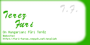 terez furi business card